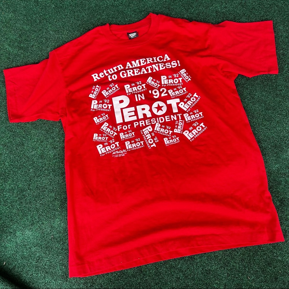 Vintage Ross Perot for president screen stars vintage shirt
